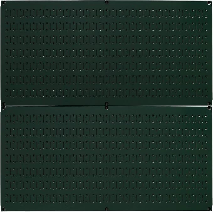 Wall Control Pegboard Rack Horizontal Metal Pegboard Garage Tool Storage Pack by Wall+Control