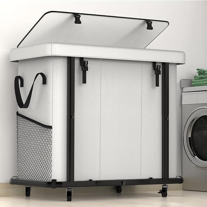 60 Gal High Grade Large Laundry Basket by Unlockyourhomestoragelife