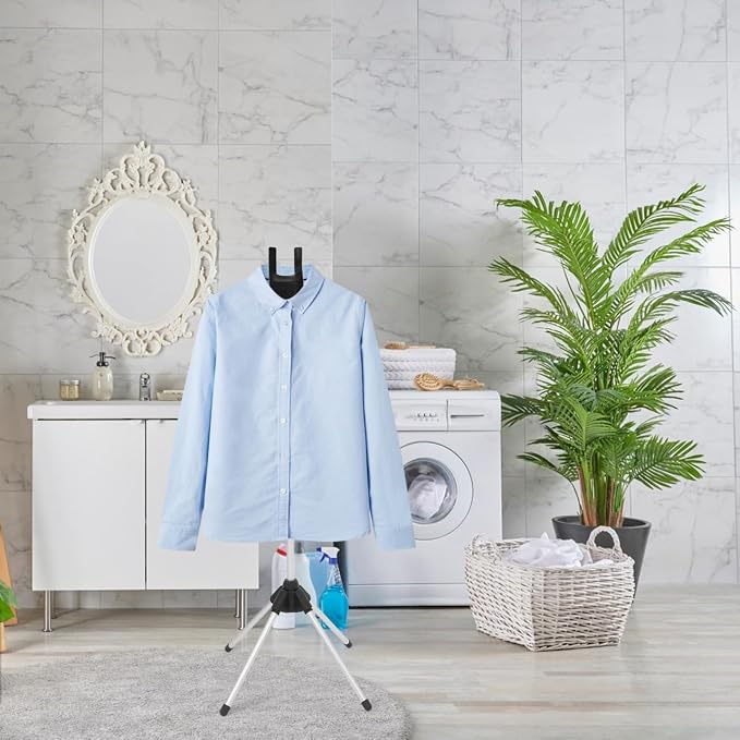 Garment Steamer Stand for Clothes, Steamer Rack Iron Stand Rack, 360° Rotating - Image 4
