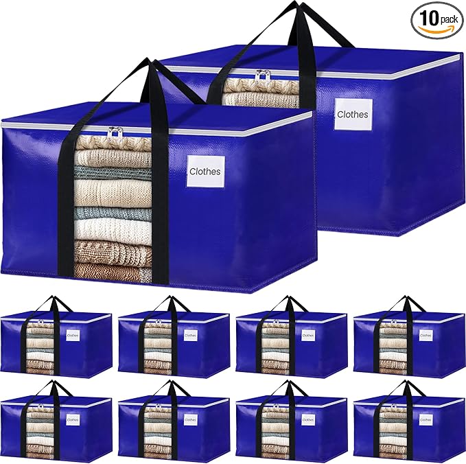 BlissTotes 10 Pack Moving Bags by BlissTotes