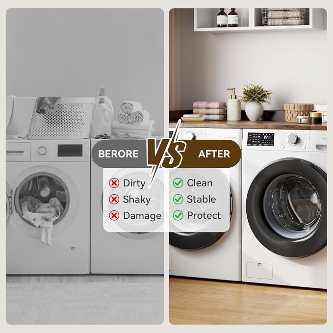 IDEALHOUSE 2-Tier Washer and Dryer Countertop - Image 7