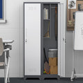 GREATMEET Slim Metal Utility Cleaning Storage Cabinet by GREATMEET