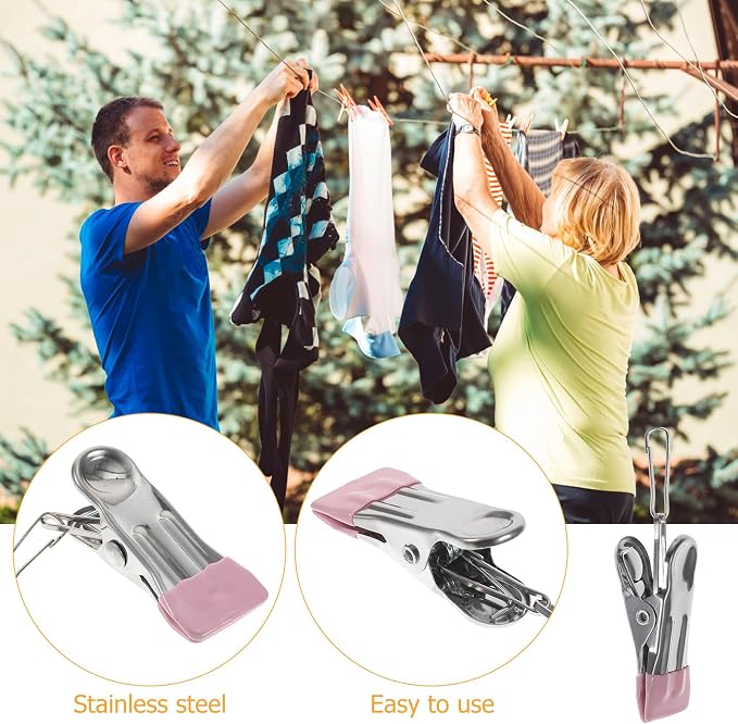 Heavy Duty Clothes Clip Hanger Set - Image 3