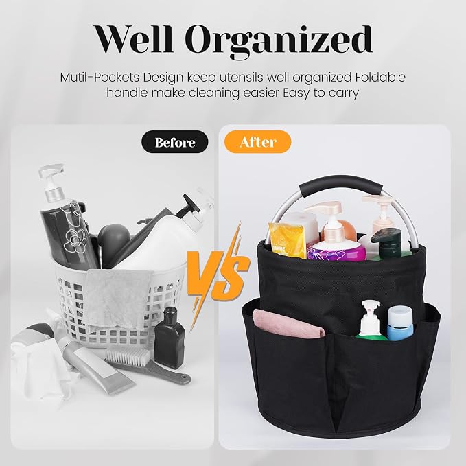 Garden Tool Storage Bucket, Portable Organizer - Image 4