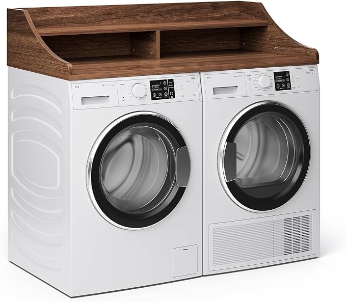 2-Tier Washer Dryer Topper, Laundry Room Organizer by OAKHAMHOME