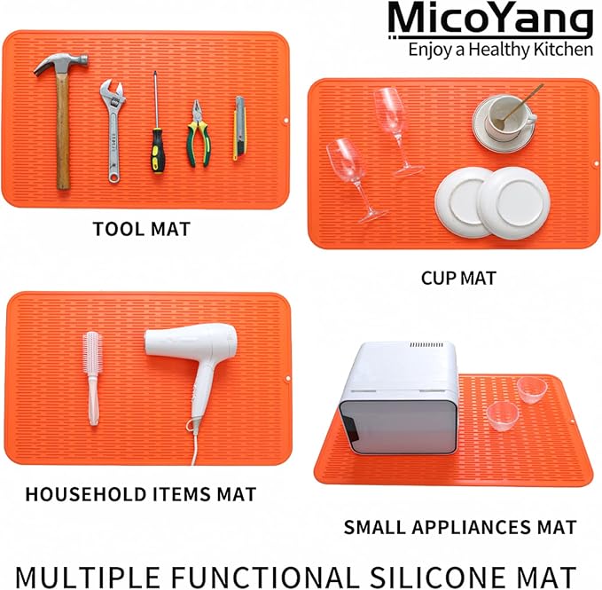 Silicone Dish Drying Mat for Multiple Usage, Easy clean, Eco-friendly, - Image 4