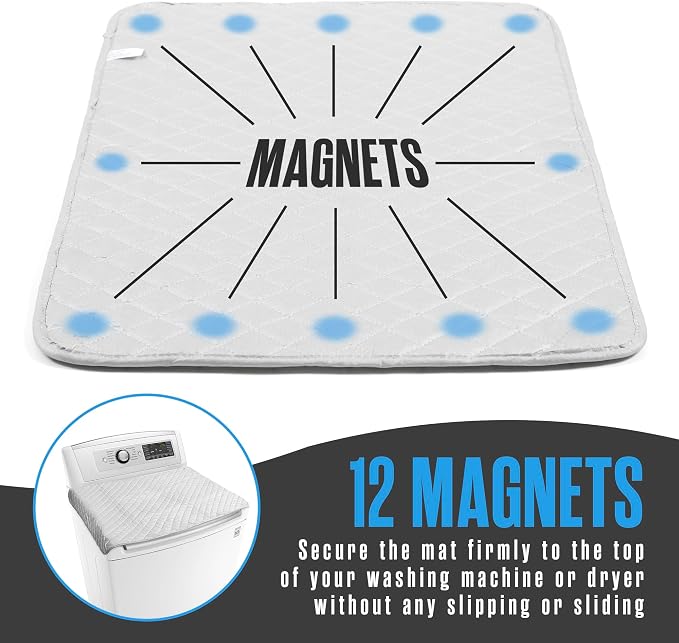 Houseables Ironing Mat, Ironing Pad, Iron Mat, Iron Pad, Dryer Top Protector - Image 4