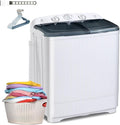 Portable 22 lbs Twin Tub Washing Machine by Erivess