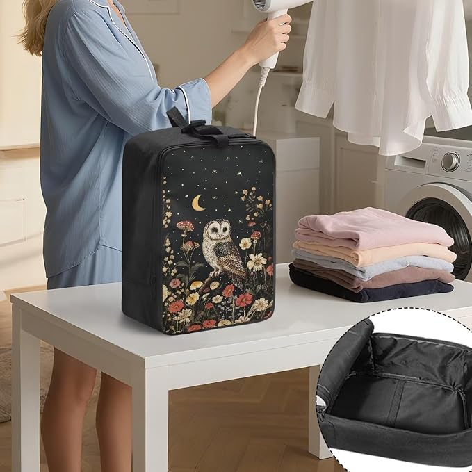 Owl Portable Travel Iron Storage Bag Lightweight Carrying Case - Image 3