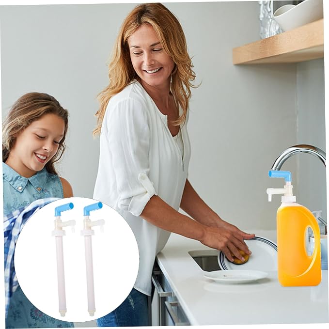 2pcs Chemical Bucket Liquid Dispenser Hand Press Pump - Image 3