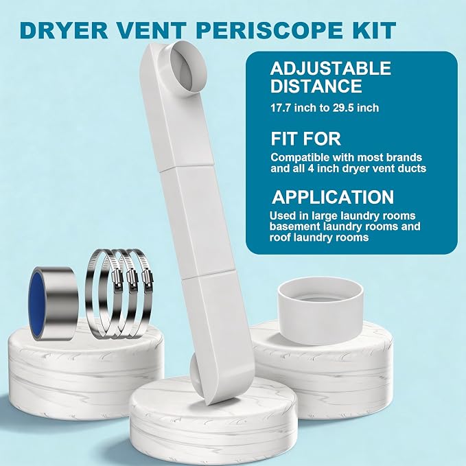 Upgraded 4" Periscope Dryer Vent - Image 7