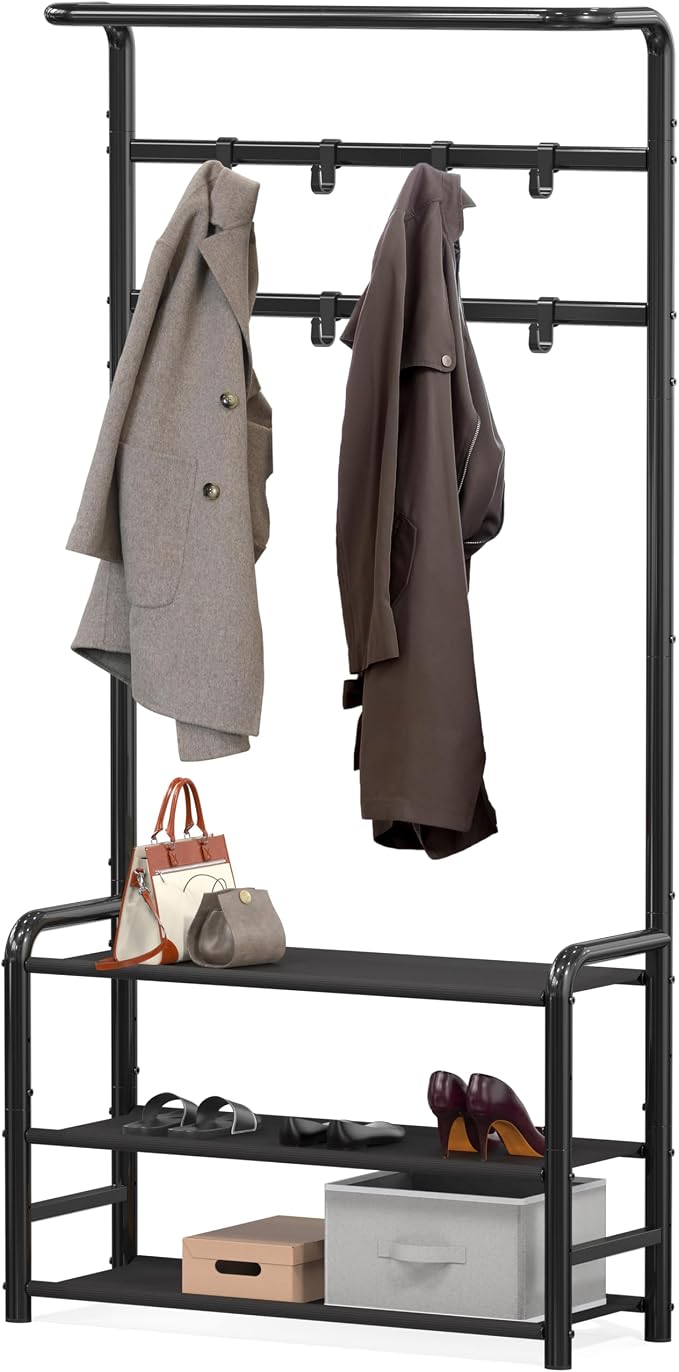 Simple Houseware Coat Rack - Image 2