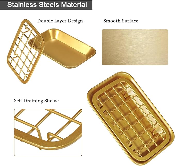 SheeChung Kitchen and Bathroom Soap Dish Tray - Image 5
