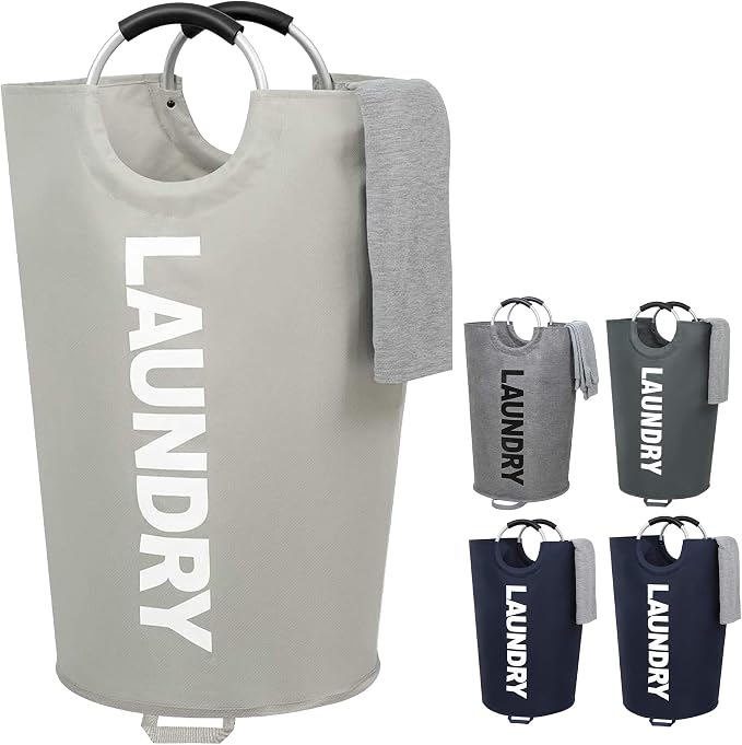 ZEROJETLAG 115L X-Large Laundry Basket Collapsible Hamper by ZeroJetLag