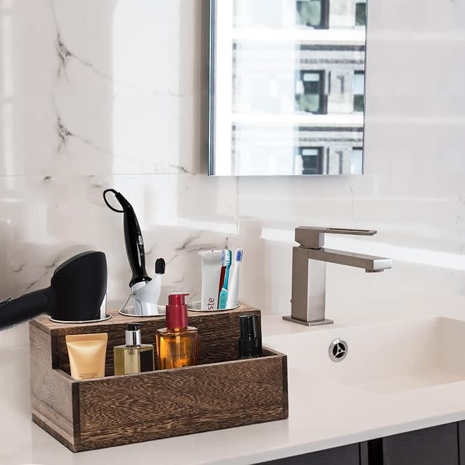 Wooden Hair Dryer Holder - Image 2