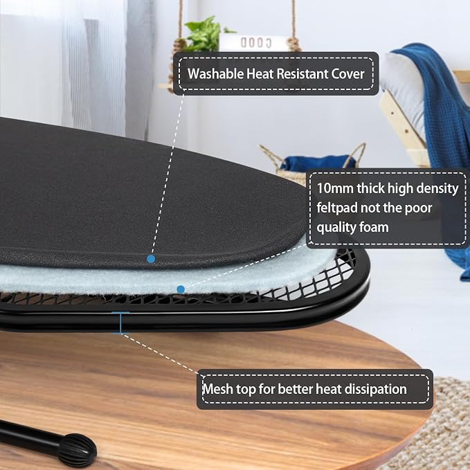 Duwee 12"×32" Table Top Ironing Board - Image 2