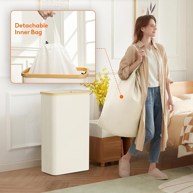 Lifewit 75L Slim Laundry Hamper - Image 4