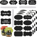 Chalkboard Label 240 Pcs Waterproof Reusable Labels by Unknown