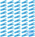 50 Blue Clothes Pins for Baby Shower Game, 1.4'' Premium Plastic Mini by XINHUIDALSQ