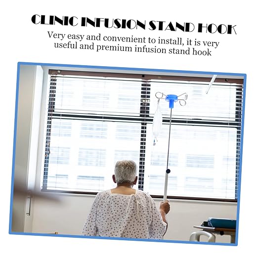 ABOOFAN Stainless Steel Infusion Stand Hook Vertical Rack Accessory - Image 7