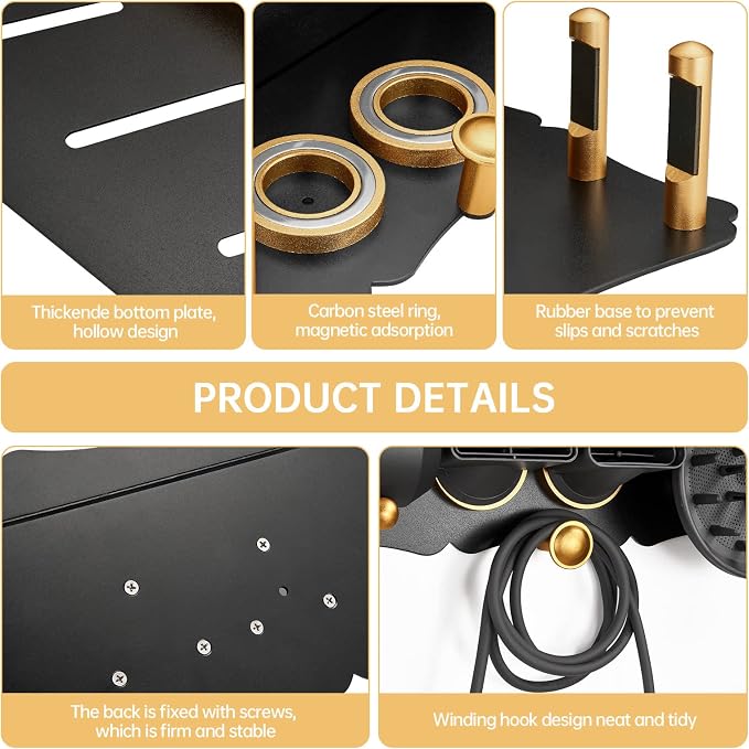 Hair Dryer Holder Wall Mounted - Image 5