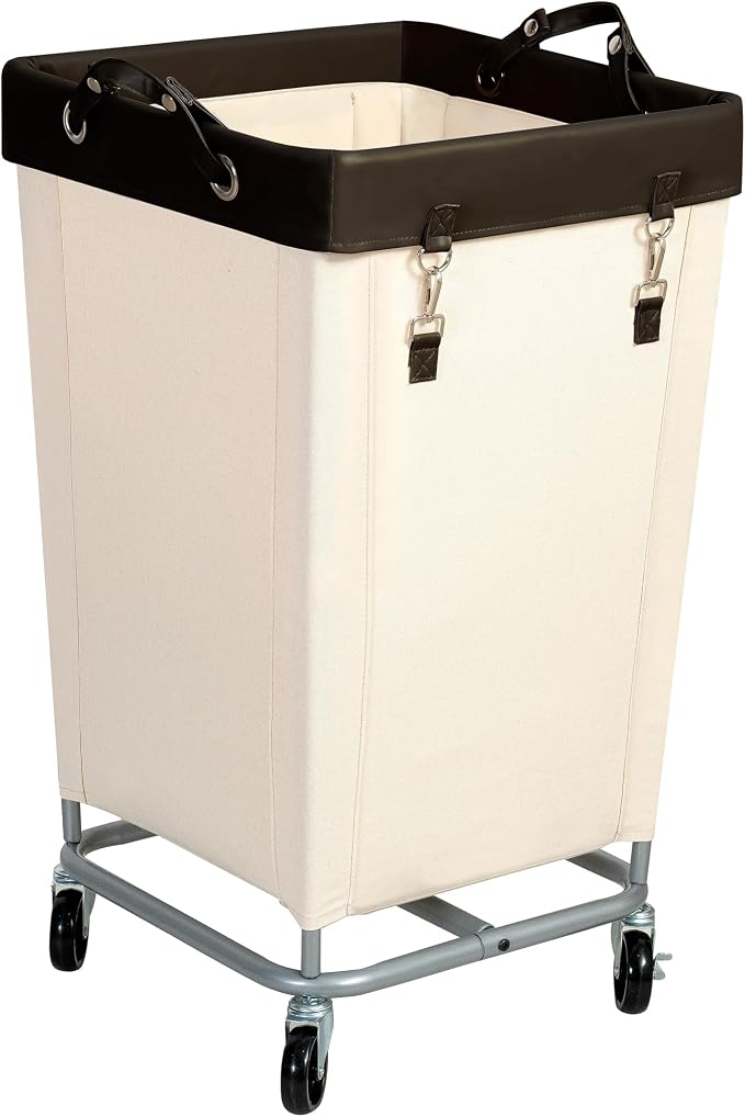 STO STO Laundry Hamper with Wheels, 160L Rolling Laundry Sorter Cart with Heavy by STOSTO