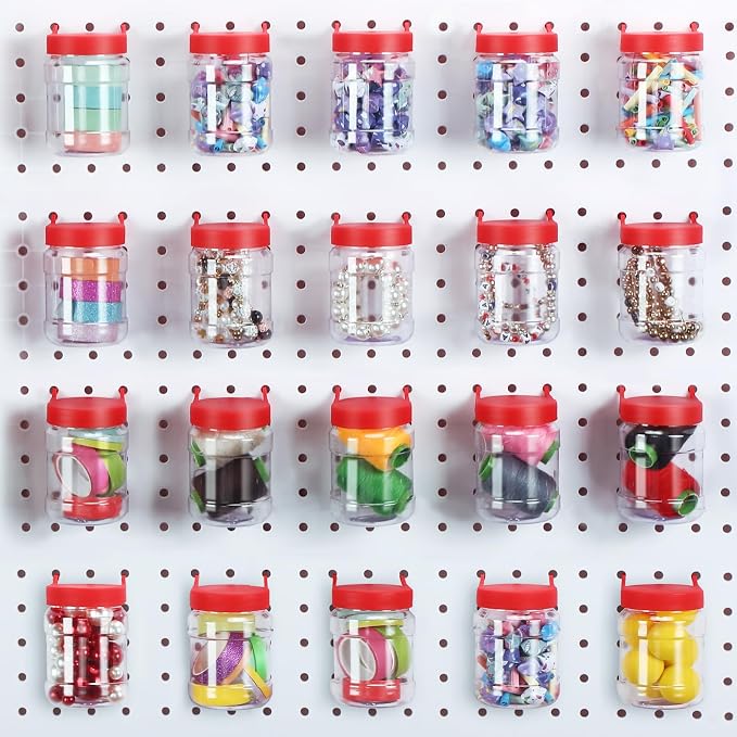 Unittype 20 Set Pegboard Organizer Accessories Peg Boards Jars by Unittype