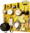 Wall Control Kitchen Pegboard Organizer Pots and Pans Storage Rack Organization by Wall+Control
