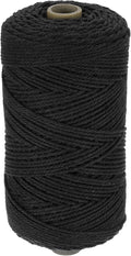 HARFINGTON Natural Macrame Cord 2mm x 220 Yards 3 Strand Twisted Cotton Macrame by HARFINGTON