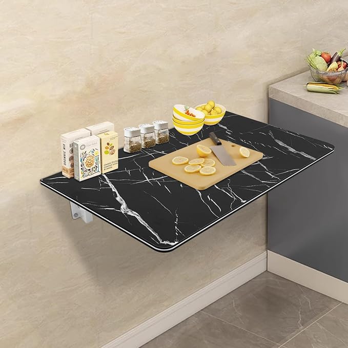 35.43in×19.69in Wall Mounted Folding Table, Wall Mount Fold Down Table - Image 2