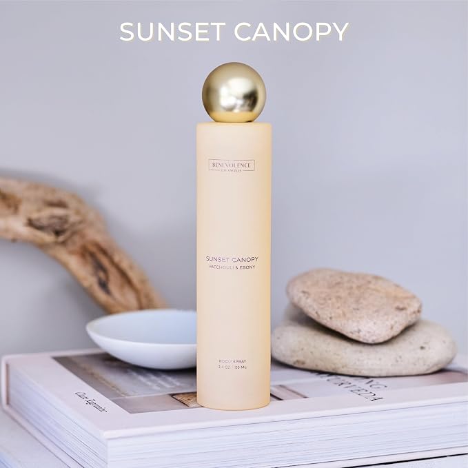 Patchouli & Ebony Room Spray | Benevolence LA Sunset Canopy | 3.4oz | Home - Image 2