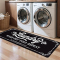 Pauwer Laundry Room Rug Runner 20"x60" Waterproof Rubber Laundry Mat Non Slip by Pauwer