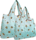 allydrew Large Foldable Tote Nylon Reusable Grocery Bag by allydrew