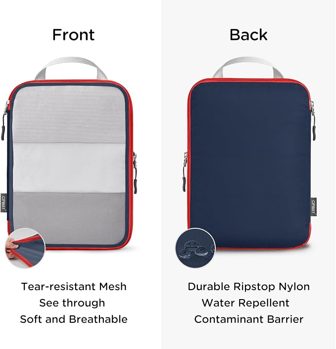 Cipway Compression Packing Cubes, See Through Mesh Luggage Organizer Bags - Image 3