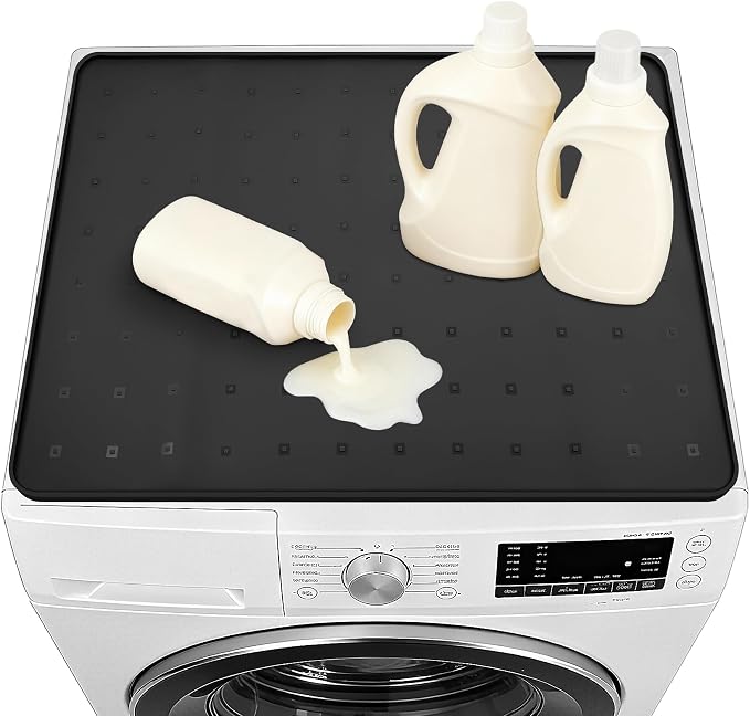 1 Pack 26" x 26" Washer and Dryer Topper, Silicone Washer Dryer Countertop by Unknown