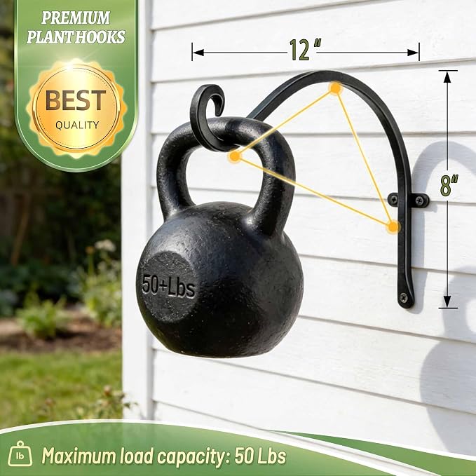 AJART Heavy-Duty Plant Hanger Outdoor - Image 4