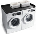 Washer Dryer Countertop with 2 Pack Storage Baskets, Wood Washer and Dryer by GLDZI