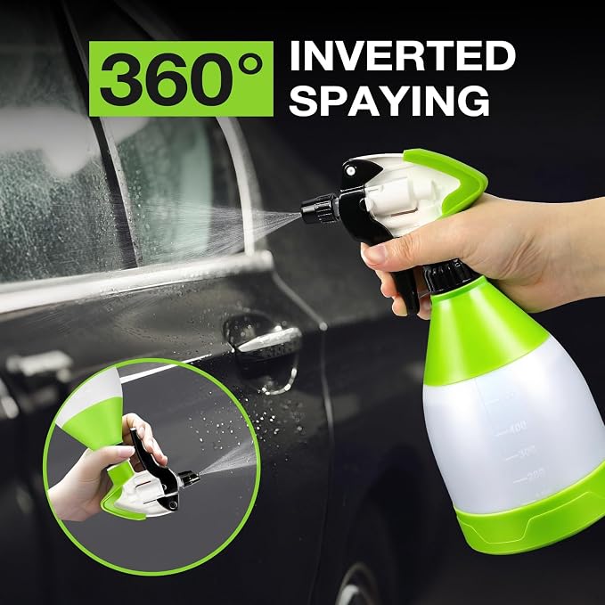 Heavy Duty Spray Bottle 17 oz, Professional Double Mist Trigger Sprayer Bottle - Image 2