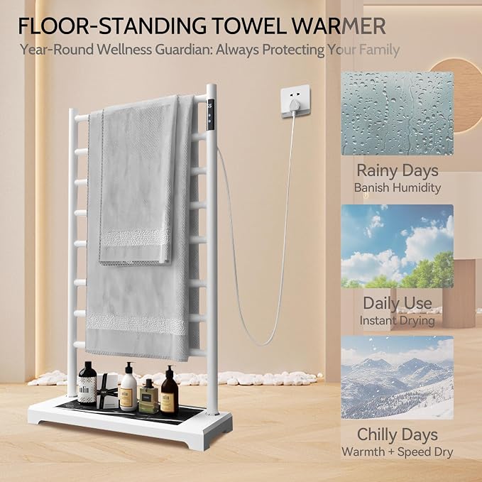 Freestanding Heated Towel Racks - Image 6