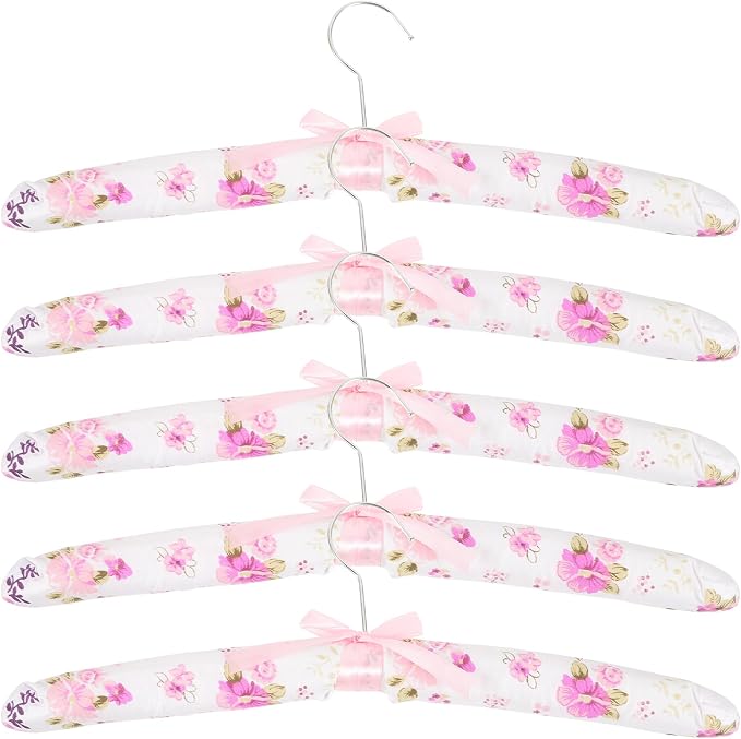5-Pack Soft Padded Clothes Hangers by JOINPAYA