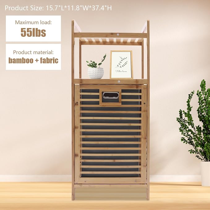 Laundry Hamper Laundry Cabinet - Image 3
