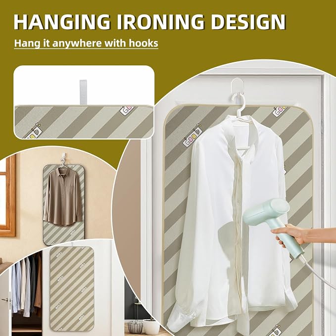Portable Ironing Mat, Foldable Heat-Resistant Ironing Pad for - Image 3