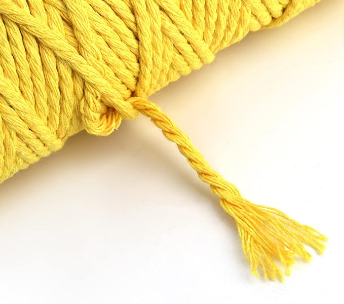 ZEAYEA 15 Rolls Macrame Cord, 2mm x 480 Yards Natural Cotton Twine String Cord - Image 3