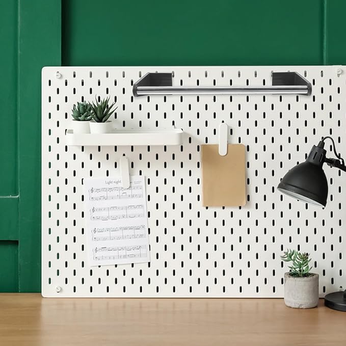 UPKOCH Pegboard Wall Organizer Hooks and Stainless Steel Shelf Brackets - Image 5