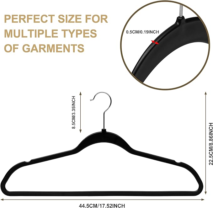 Quality Hangers 20 Pack Plastic Hangers - Image 4