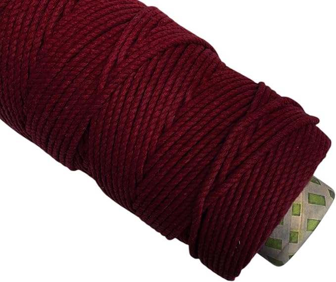 Maker's Craft Natural Macrame Cord 5mm X 109 Yards Twisted Dyed Colors - Image 2