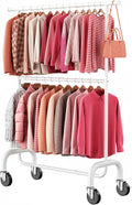 Heavy Duty Clothes Rack Load 600 LBS, Rolling Clothing Rack by Unknown