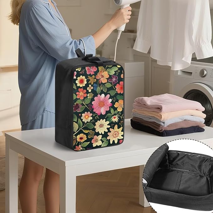 Flower Portable Steamer Storage Bag Lightweight Iron Carrying Case - Image 3