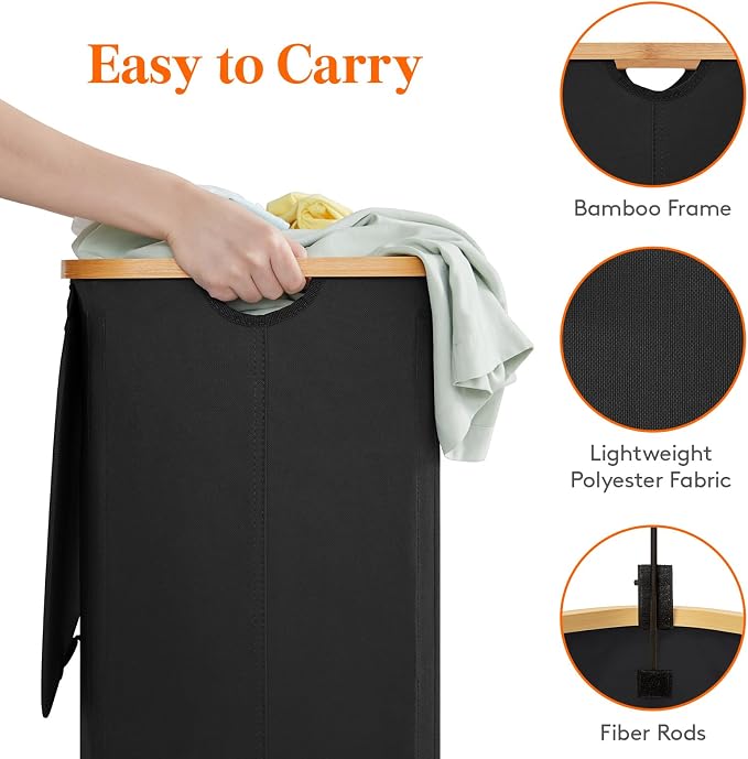 Lifewit 120L Double Laundry Hamper - Image 4