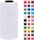 Braided Macrame Cord 1.5mm x 218yards Polypropylene Rope Polyester Rope Yarn by LEREATI